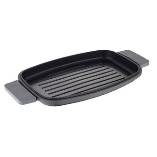 Bergner Infinity Chefs Grillplaat 42 x 22 cm -  Gegoten Aluminium  - Soft-Touch Handvaten