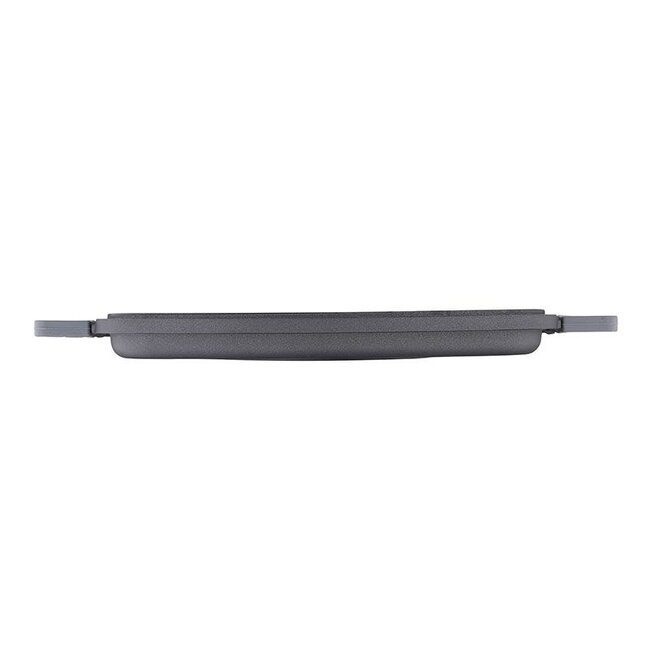Bergner Infinity Chefs Grill Plate 42 × 22 cm - Cast Aluminum - Soft-Touch Handles