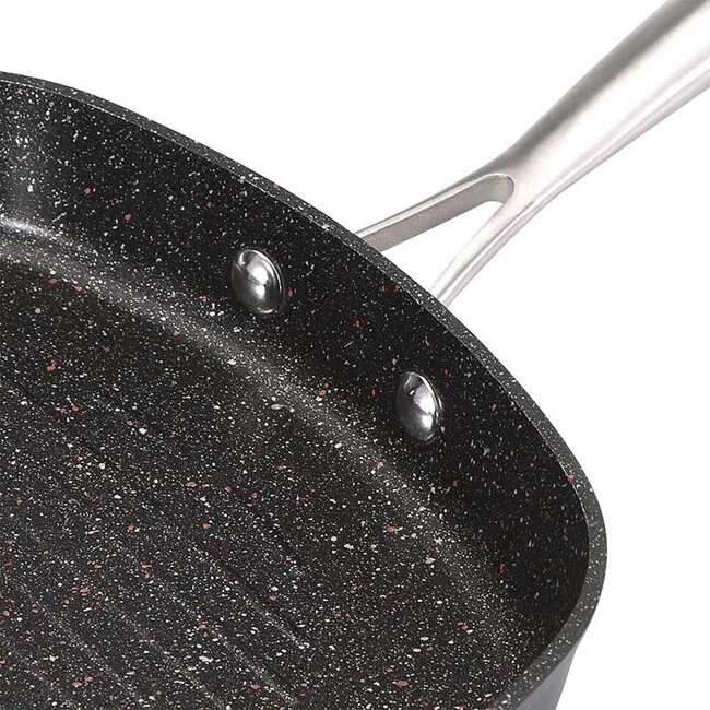 Bergner Infinity Chefs Grillpfanne - 28 × 28 cm - Ultra-Turbo-Induktion