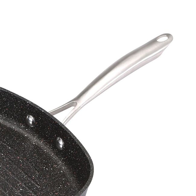 Bergner Infinity Chefs Grillpfanne - 28 × 28 cm - Ultra-Turbo-Induktion