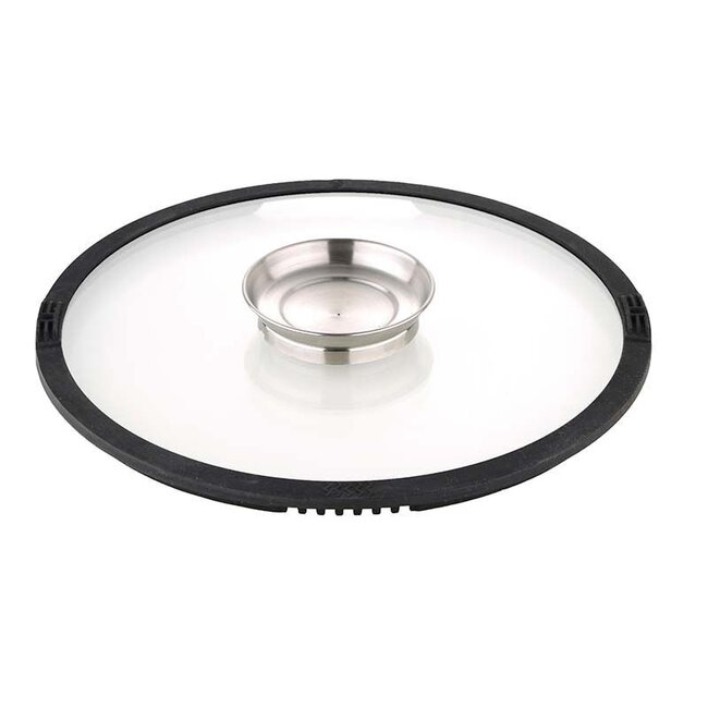 Bergner Infinity Chefs Schmortopf - 28 cm - Deckel mit Aromatizer - Induktionsgeeignet