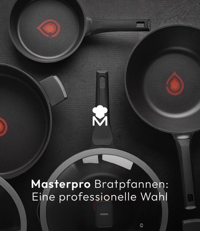 Masterpro Gastro Koekenpan - Ø 20 cm - Inductie - Heatdot Technology Indicator - duurzaam