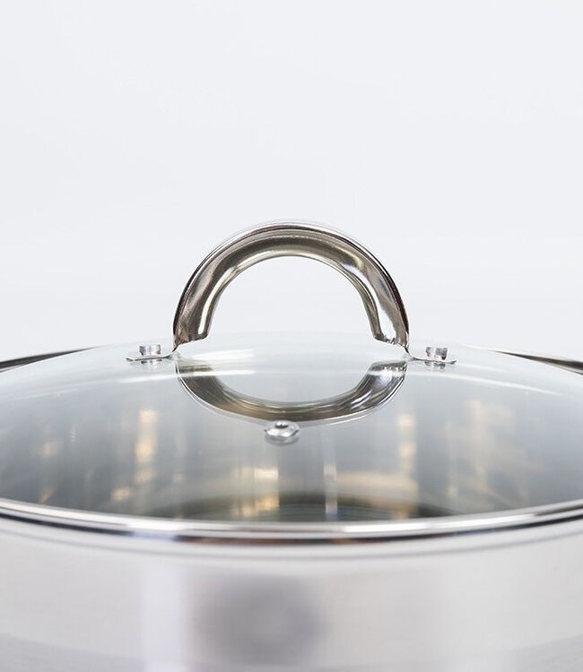 RVS Soeppan - 12 liter - Ø28 cm