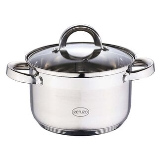 Ceruzo Stainless Steel Cooking Pot - Ø 20 cm, H 12.5 cm, 3.6 L - All Hob Types
