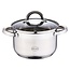 Kookpan -  RVS - Ø 20 cm -  H 12.5 cm - 3.6 L -  alle Warmtebronnen