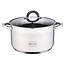 Kookpan -  RVS - Ø 24 cm -  H 14.5 cm - 6.3 L -  alle Warmtebronnen