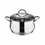 Bergner Gourmet Edelstahl-Topfset - 4 Kochtöpfe mit Deckeln - Induktionsgeeignet