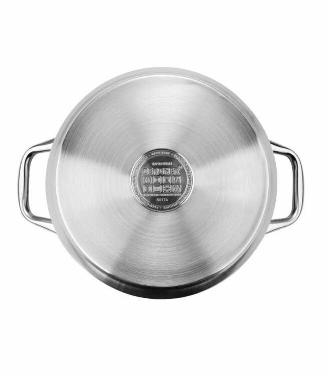 RVS Pannenset Gourmet - 4 Kookpannen met Deksels - Inductie