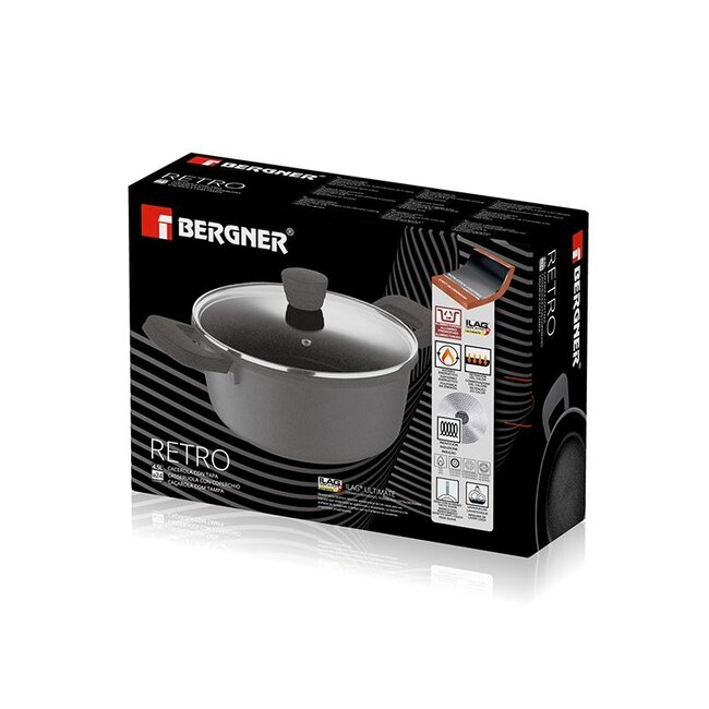 Kookpan Retro - Inductie - D24 x H11.5 cm - 4.5 Liter