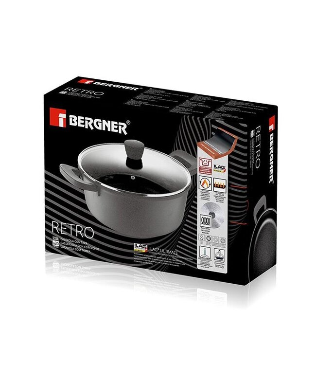 Kookpan Retro - Inductie - D20 x H9.5 cm - 2.5 Liter