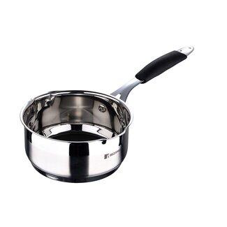 Bergner Midnight Stainless Steel Saucepan - Induction Compatible - 1.3 L