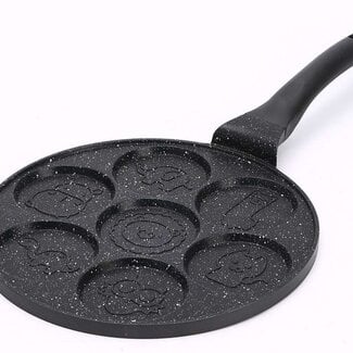 Ceruzo Pancake Pan - 7 Compartments - Cartoon Pancakes