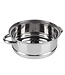 Stoompan 3.1 Liter - Rijst- en Groentestomer - 3-delig - Ø 20 cm - inductie - met glazen deksel