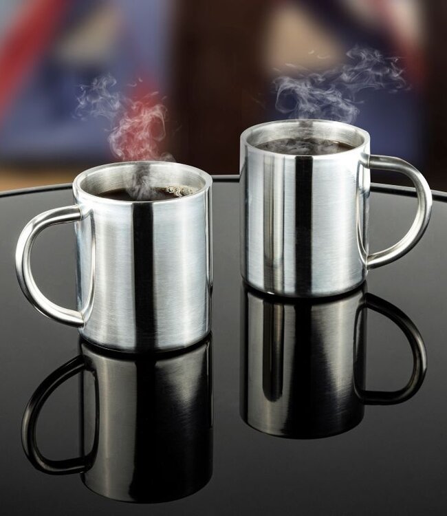 Stainless Steel Thermal Mug – Set of 2