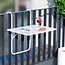 Foldable Balcony Table  – White