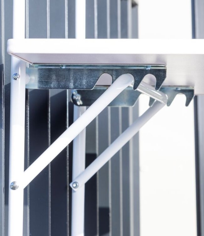 Foldable Balcony Table  – White