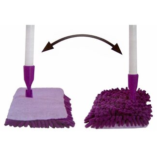 Dubbelmop Premium – 2-in-1 Dweil met Draaifunctie