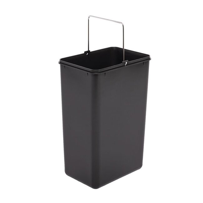 Recycling Waste Bin with 3 Compartments – 3x15L – Stainless Steel