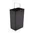 Recycling Waste Bin with 3 Compartments – 3x15L – Stainless Steel