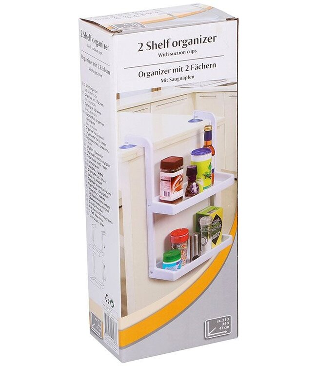 Hanging Rack with Suction Cups – 34 cm Wide