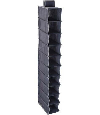 Storage Solutions Kledingkast Organizer met 10 Vakken – Grijs