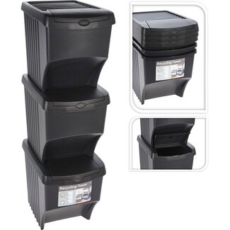 Waste separation bins - Stackable