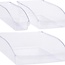 Koelkast Opbergbakken – Set van 3 – Transparant