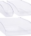 Koelkast Opbergbakken – Set van 3 – Transparant