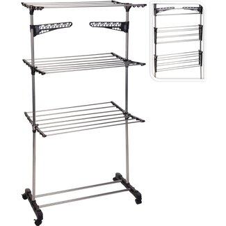 Storage Solutions Droogrek Toren – Wit – Inklapbaar