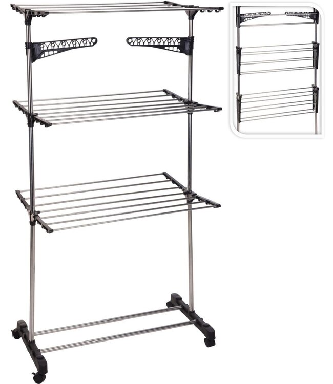 Drying Rack Tower – White – Foldable – 17 Meters Drying Length