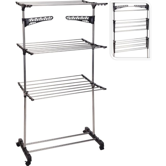 Drying Rack Tower – White – Foldable – 17 Meters Drying Length