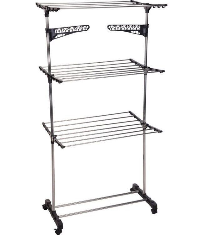 Drying Rack Tower – White – Foldable – 17 Meters Drying Length