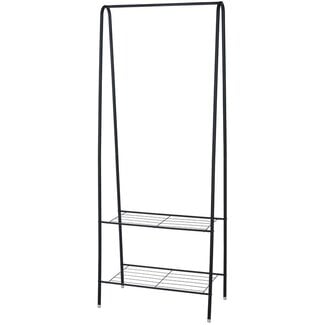 Ceruzo Clothes rack with shoe rack - Metal - Black