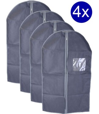Storage Solutions Kledinghoes met Rits –  Set van 4
