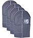 Garment Bag with Zipper – Grey – Set of 4