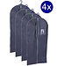 Garment Bag with Zipper – Grey – Set of 4
