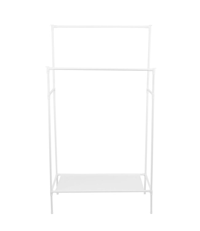 Kledingrek – Wit – Metaal frame