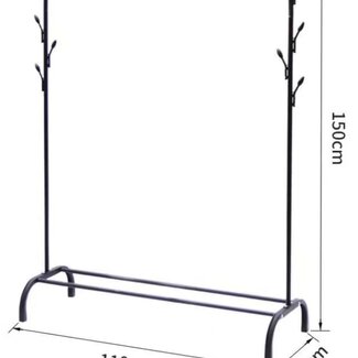 Ceruzo Clothing Rack –  Black