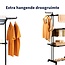 Foldable Drying Rack with Wheels – 24 Clotheslines