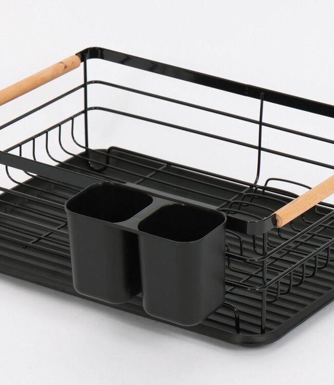 Dish Rack with Drip Tray and Cutlery Holder