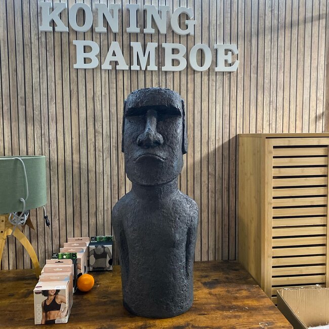 Moai Easter Island Statue - 34x26x80cm - Gray