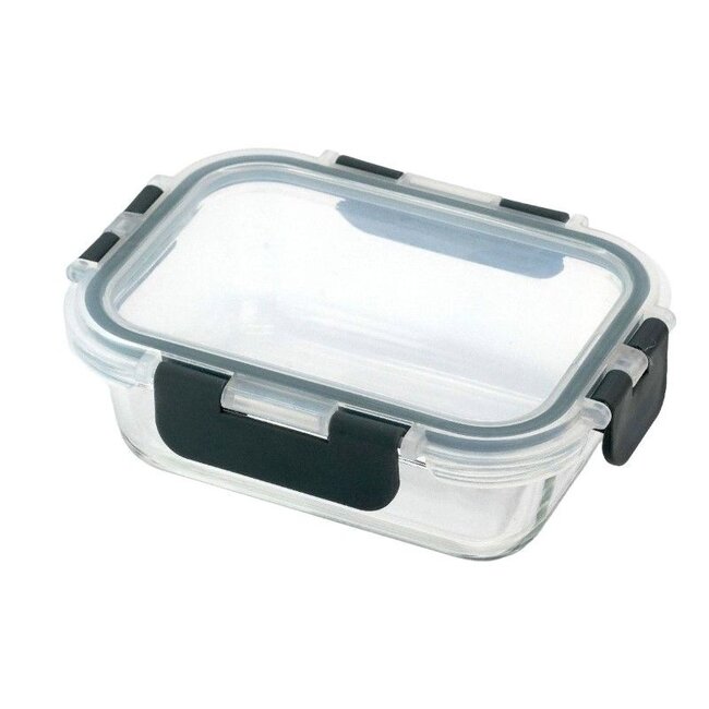 Meal Prep Bakjes – 5 Stuks – Glazen Vershoudbakjes –  Luchtdicht & Lekvrij