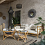 Rattan Side Table - Farah - D90 cm