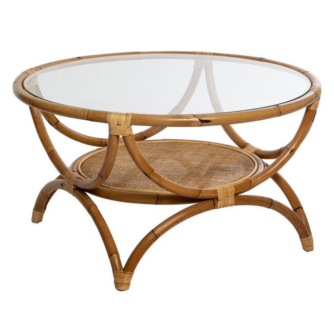 Rotan Bijzettafel - Farah  - D90 cm