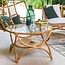 Rattan Side Table - Farah - D90 cm