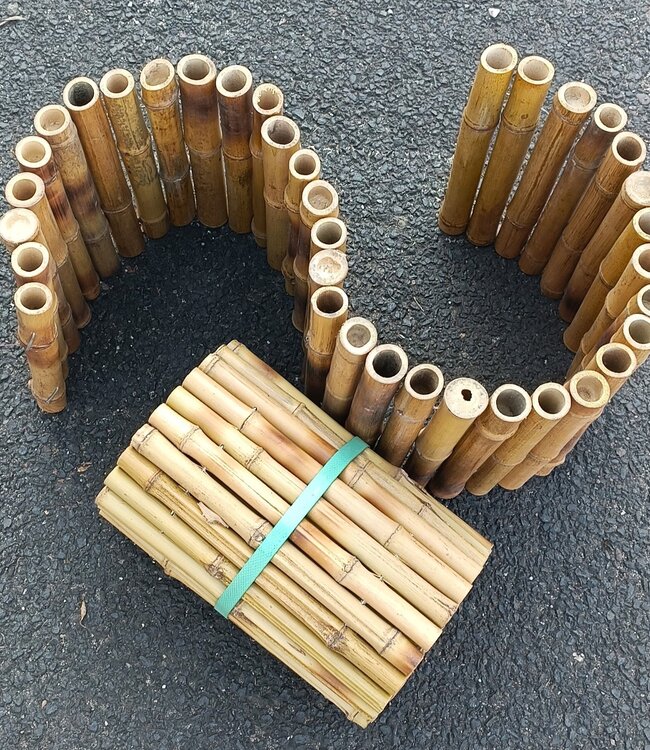 Flexible bamboo garden border - Cendani - 120 cm