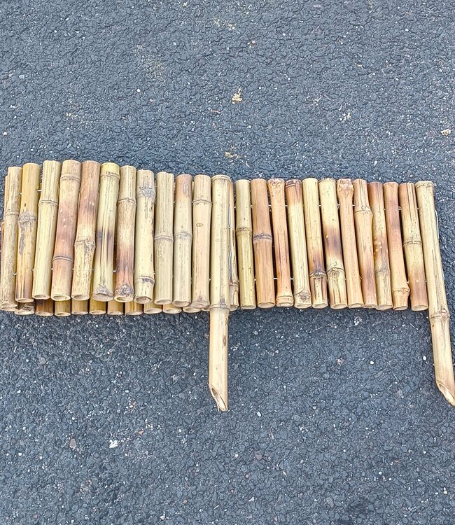 Flexible garden border - 20x100 cm - Cendani bamboo