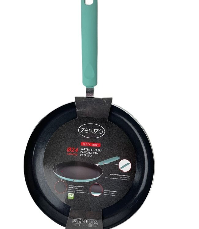 Pannenkoekenpan PFAS-vrij – 24 cm – Jazzy Mint