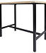Table with 4 Stools – Industrial Loka Set with Iron Frame