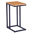Ceruzo Natural Side Table – Metal & MDF – Stylish and Compact
